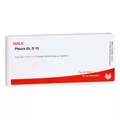 PLEURA GL D 15 ampulas, 10X1 ml