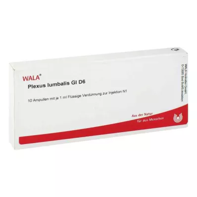 PLEXUS LUMBALIS GL D 6 ampulas, 10X1 ml