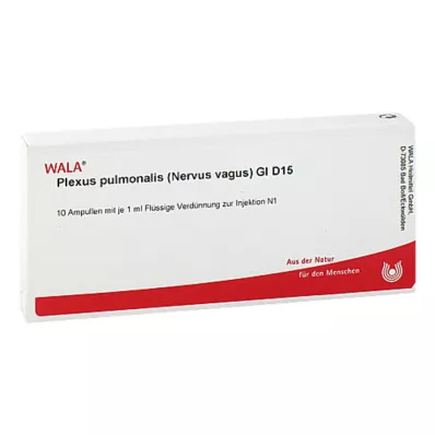PLEXUS PULMONALIS Nervus vagus GL D 15 ampulas, 10X1 ml
