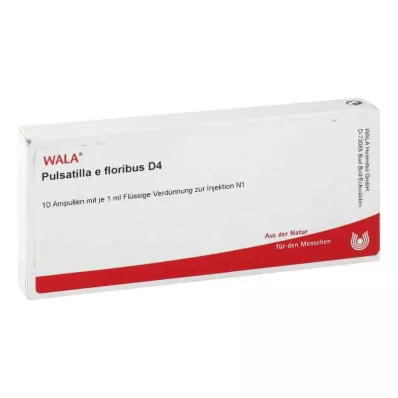 PULSATILLA E floribus D 4 ampulas, 10X1 ml PULSATILLA E floribus D 4 ampulas, 10X1 ml