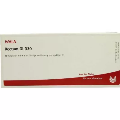 RECTUM GL D 30 ampulas, 10X1 ml RECTUM GL D 30 ampulas, 10X1 ml