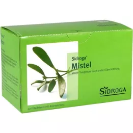 SIDROGA Mistletoe tējas filtrēšanas maisiņš, 20X2,0 g