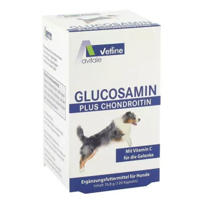 GLUCOSAMIN+CHONDROITIN Kapsulas suņiem, 120 gab GLUCOSAMIN+CHONDROITIN Kapsulas suņiem, 120 gab