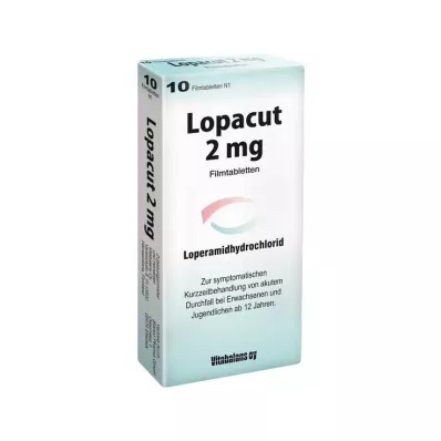 LOPACUT 2 mg apvalkotās tabletes, 10 gab
