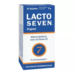 LACTO SEVEN Tabletes, 20 gab