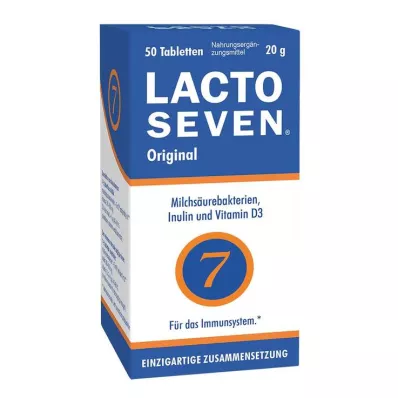 LACTO SEVEN Tabletes, 50 gab LACTO SEVEN Tabletes, 50 gab