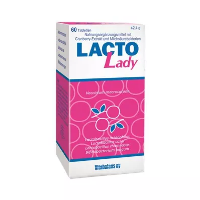 LACTOLADY Tabletes, 60 gab