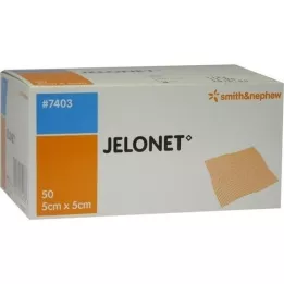 JELONET Parafīna marle 5x5 cm sterila, 50 gab