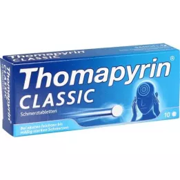 THOMAPYRIN CLASSIC Pretsāpju tabletes, 10 gab