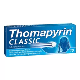 THOMAPYRIN CLASSIC Pretsāpju tabletes, 10 gab