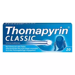 THOMAPYRIN CLASSIC Pretsāpju tabletes, 20 gab