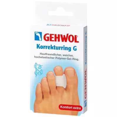 GEHWOL Polimēra želejas korekcijas gredzens G, 3 gab GEHWOL Polimēra želejas korekcijas gredzens G, 3 gab