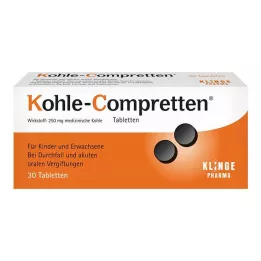 KOHLE Compretten tabletes, 30 gab