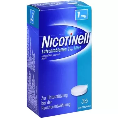 NICOTINELL Pastilas 1 mg Piparmētra, 36 gab