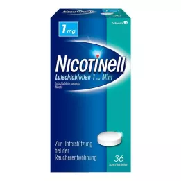 NICOTINELL Pastilas 1 mg Piparmētra, 36 gab