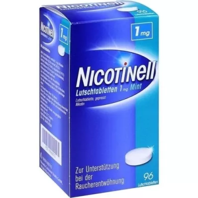 NICOTINELL Pastilas 1 mg piparmētru, 96 gab