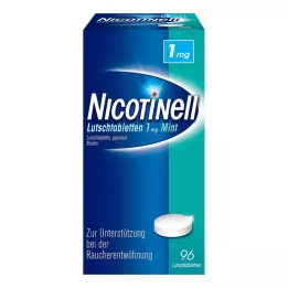 NICOTINELL Pastilas 1 mg piparmētru, 96 gab