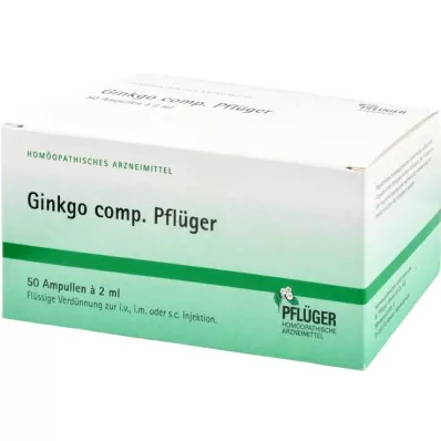 GINKGO COMP.Pflüger ampulas, 50 gab GINKGO COMP.Pflüger ampulas, 50 gab