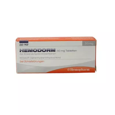 HEMODORM 50 mg miega tabletes, 20 gab HEMODORM 50 mg miega tabletes, 20 gab