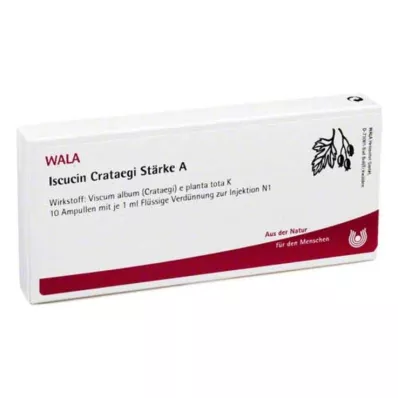 ISCUCIN Crataegi cietes A ampulas, 10X1 ml ISCUCIN Crataegi cietes A ampulas, 10X1 ml