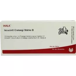 ISCUCIN crataegi cietes B ampulas, 10X1 ml