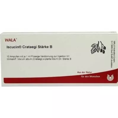 ISCUCIN crataegi cietes B ampulas, 10X1 ml ISCUCIN crataegi cietes B ampulas, 10X1 ml