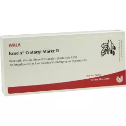 ISCUCIN crataegi ciete D ampulas, 10X1 ml