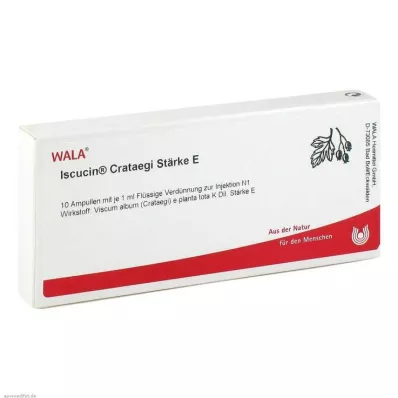 ISCUCIN crataegi cietes E ampulas, 10X1 ml ISCUCIN crataegi cietes E ampulas, 10X1 ml