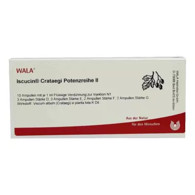 ISCUCIN crataegi potences sērija II Ampulas, 10X1 ml