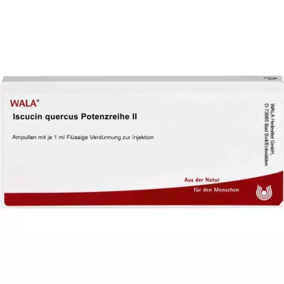 ISCUCIN quercus potences sērija II ampulas, 10X1 ml