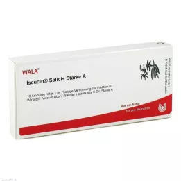 ISCUCIN salicis cietes A ampulas, 10X1 ml