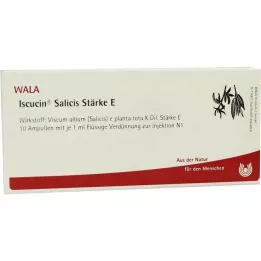 ISCUCIN salicis cietes E ampulas, 10X1 ml