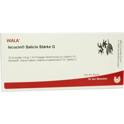 ISCUCIN salicis cietes G ampulas, 10X1 ml