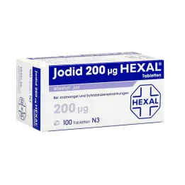 JODID 200 HEXAL tabletes, 100 gab