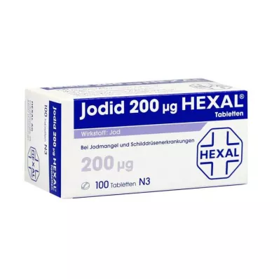 JODID 200 HEXAL tabletes, 100 gab JODID 200 HEXAL tabletes, 100 gab