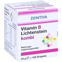 VITAMIN B LICHTENSTEIN Kombinētās apvalkotās tabletes, 100 gab