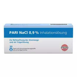 PARI NaCl inhalācijas šķīduma ampulas, 20X2,5 ml