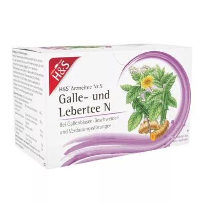 H&S Žults un aknu tēja N filtrēšanas maisiņi, 20X2,0 g H&S Žults un aknu tēja N filtrēšanas maisiņi, 20X2,0 g