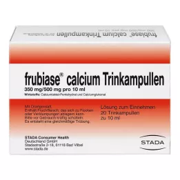 FRUBIASE CALCIUM T Dzērienu ampulas, 20 gab