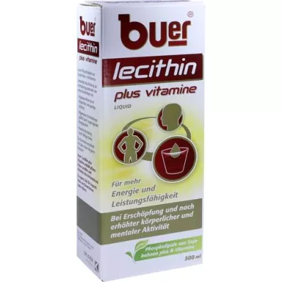 BUER LECITHIN Plus Vitamins šķidrums, 500 ml