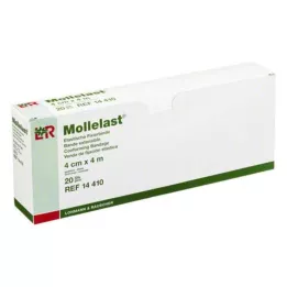 MOLLELAST Pārsēji 4 cmx4 m, atsevišķi iepakoti, 20 gab