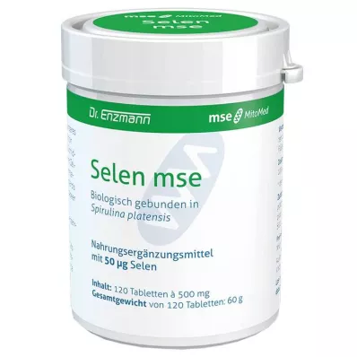 SELEN MSE 50 µg tabletes, 120 gab