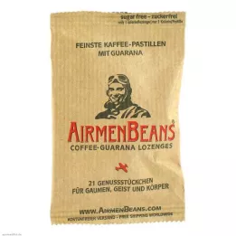 AIRMENBEANS labākās kafijas pastilas ar guaranu, 21 gab