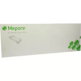 MEPORE Sterils brūču pārsējs 9x30 cm, 30 gab