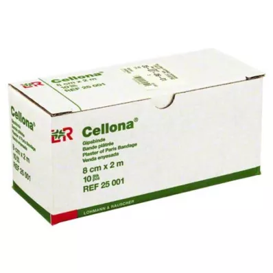 CELLONA Ģipša pārsējs 8 cmx2 m, 2X5 gab CELLONA Ģipša pārsējs 8 cmx2 m, 2X5 gab