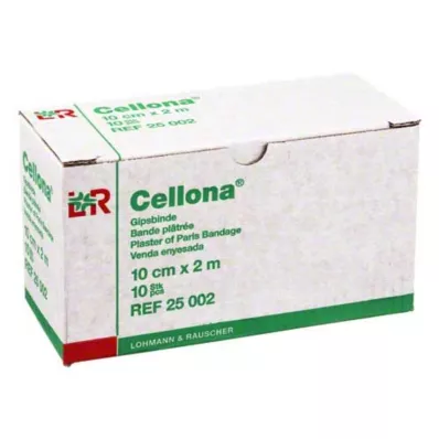 CELLONA Ģipša pārsējs 10 cmx2 m, 2X5 gab CELLONA Ģipša pārsējs 10 cmx2 m, 2X5 gab
