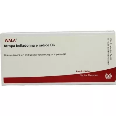 ATROPA Belladonna e Radix D 6 ampulas, 10X1 ml