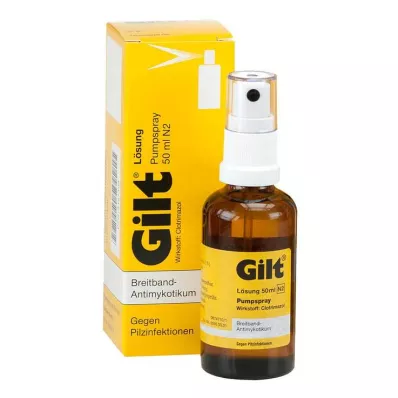 GILT Sūkņa izsmidzināmais šķīdums, 50 ml GILT Sūkņa izsmidzināmais šķīdums, 50 ml