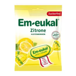 EM-EUKAL Citronu konfektes bez cukura, 75 g