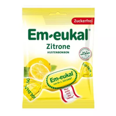 EM-EUKAL Citronu konfektes bez cukura, 75 g EM-EUKAL Citronu konfektes bez cukura, 75 g